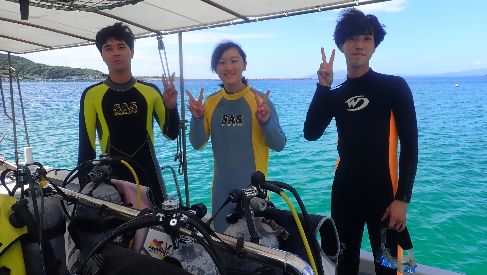 ３人束になって掛かっても、俺には敵わんな～（歳の話ね）。