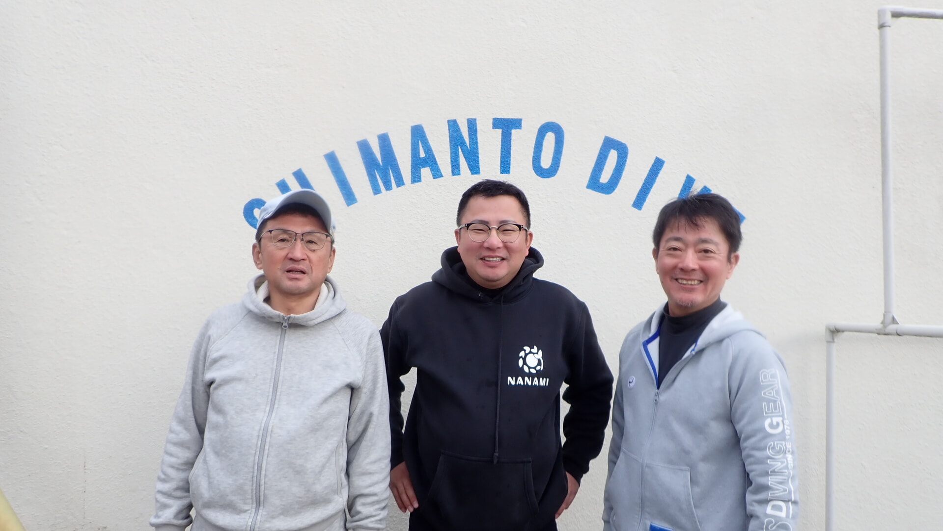 真冬の海で、初の海洋実習も、初のドライも上出来でしょう。