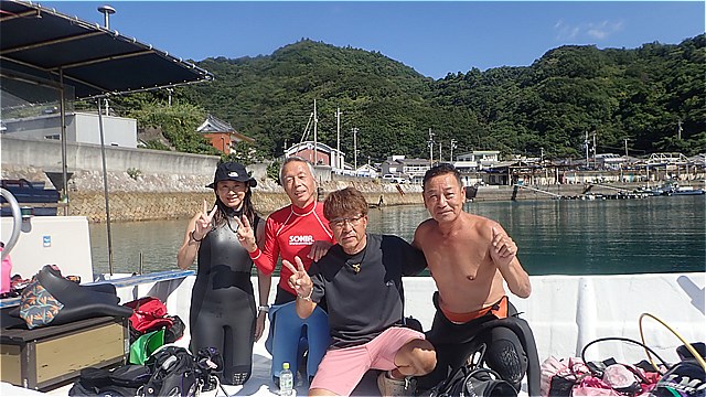 今井さんとマリンランドひらばえに感謝！！